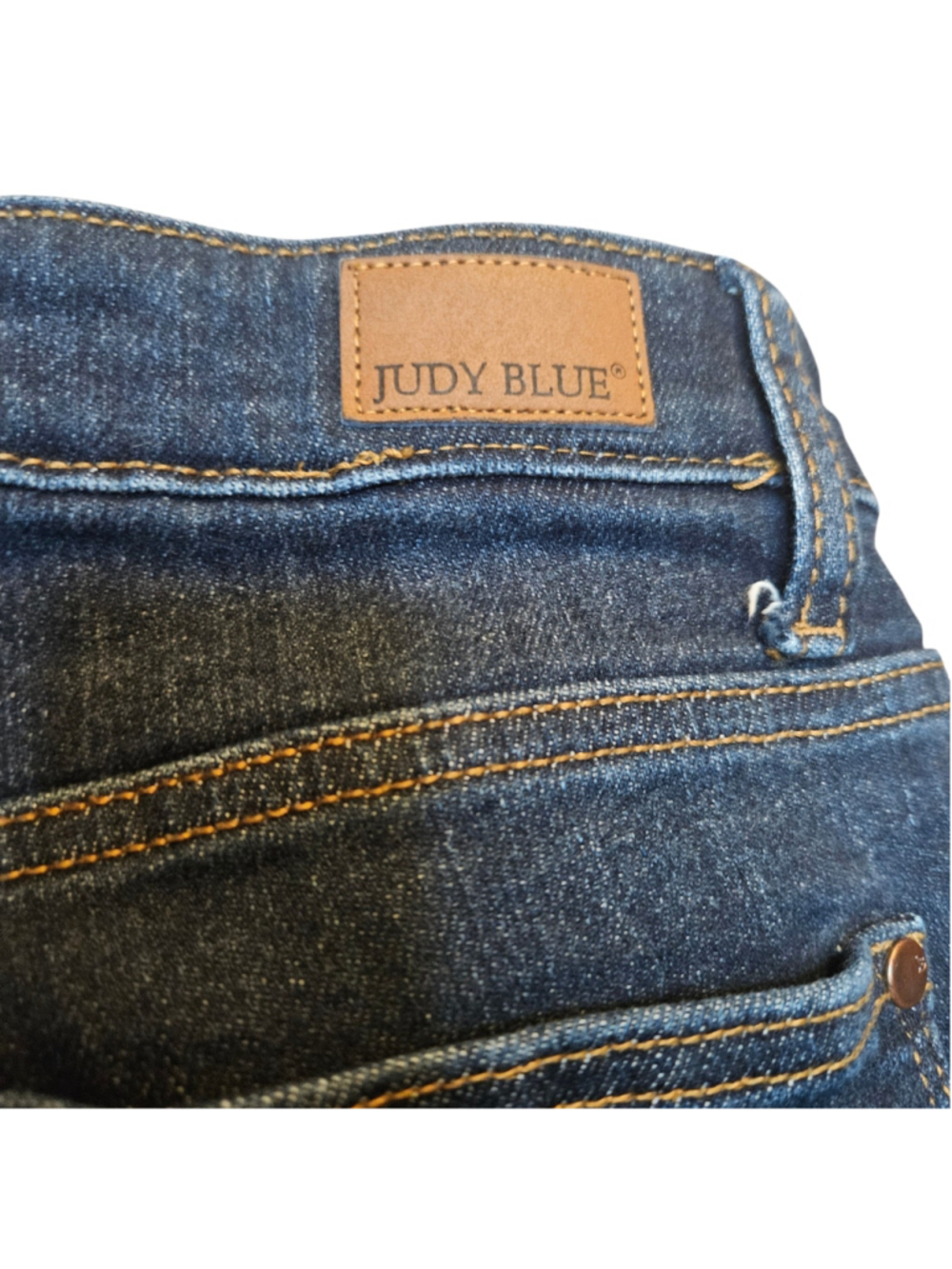 Judy Blue 7/28 Dark Wash High Rise Skinny Jeans JB82253DK - Picture 6 of 9